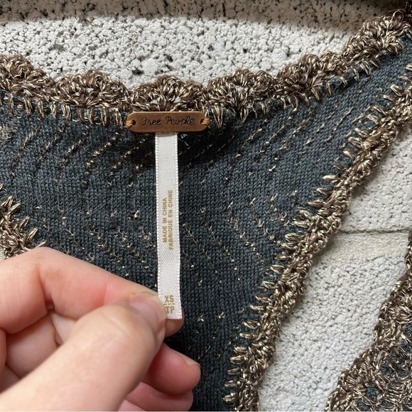 Free People Metallic Wool Blend Racerback Tank - Picture 7 of 9